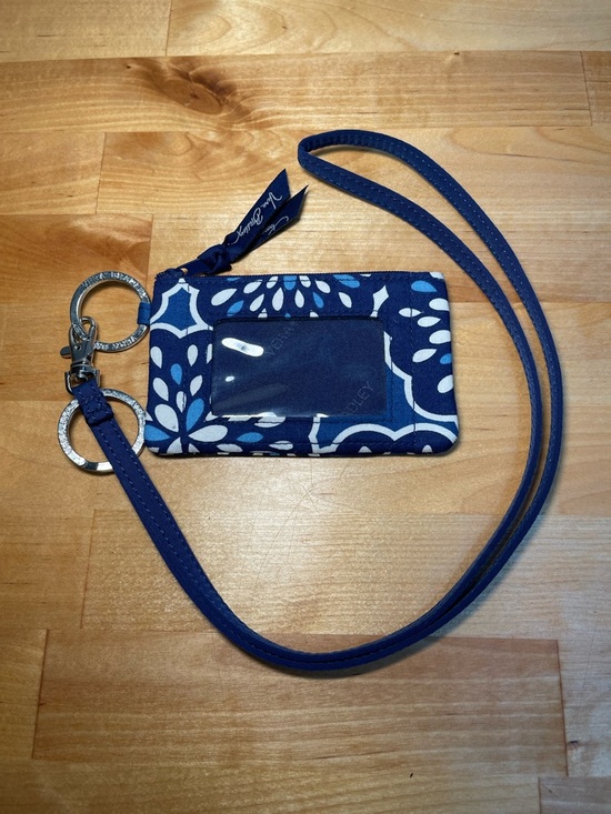 Vera Bradley Handbags - Vera Bradley Floral Zip ID Wallet Lanyard Bundle